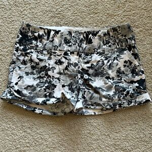 Guess Black and White Shorts